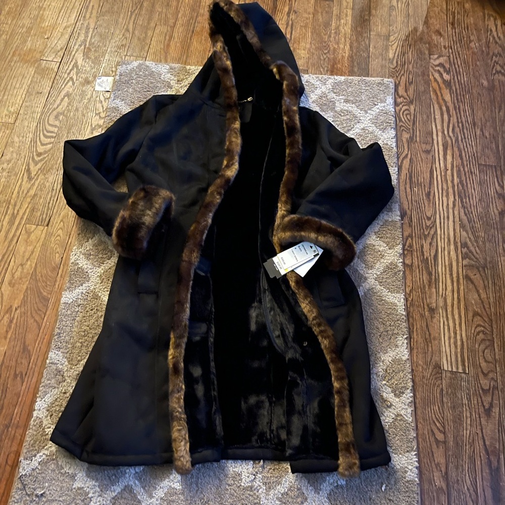 Jones New York faux fur women jacket